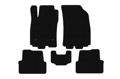 Rubber Floor Mats Carsuit (HB, Black) for Chevrolet Sonic 2011-2022 - image 1