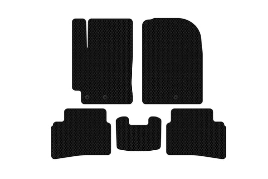 Rubber floor mats Carsuit (2019+, black) for Kia Stonic 2017- - image 1