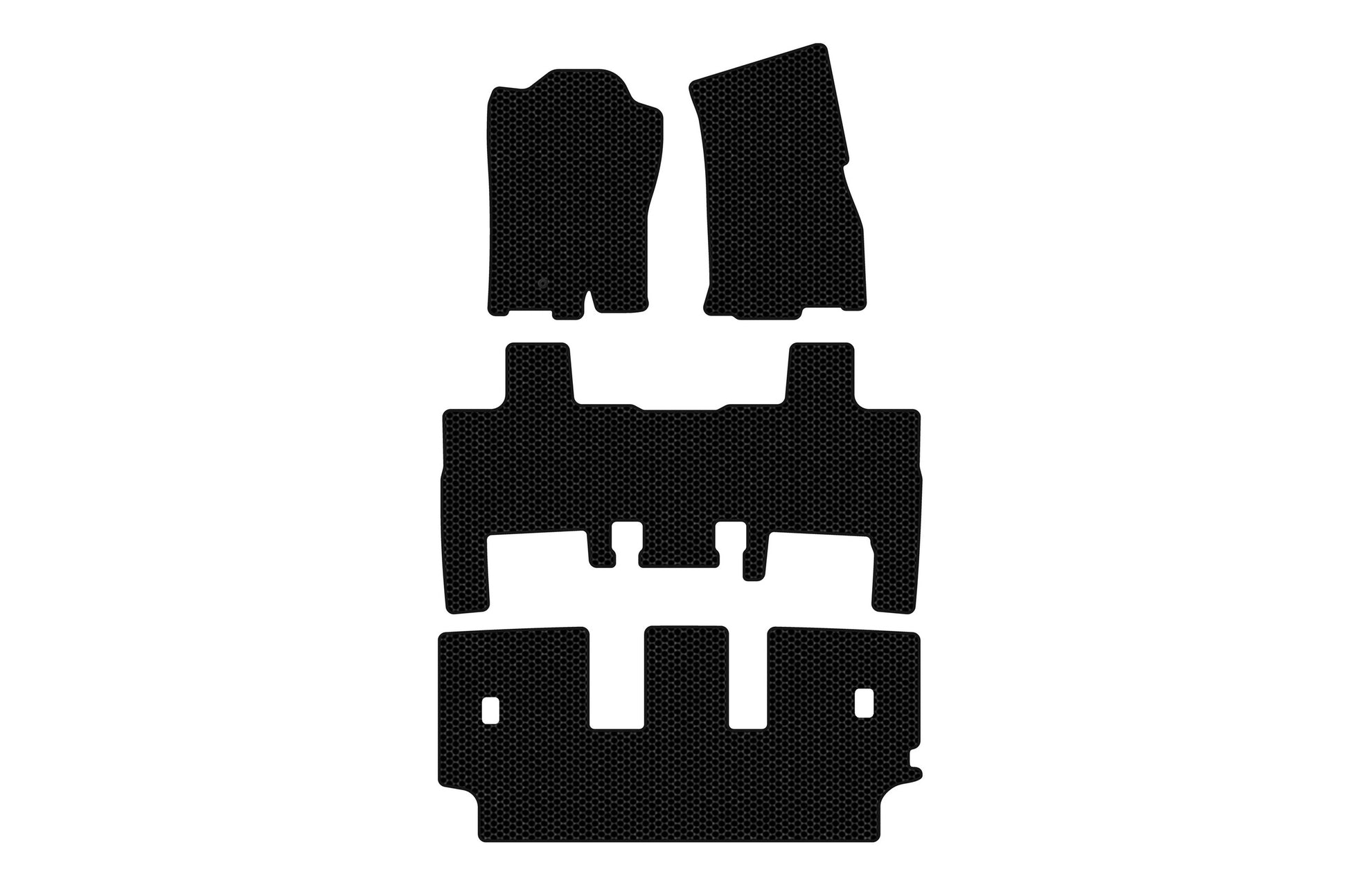 Rubber floor mats Carsuit (2007-2014, black) for Ford Expedition 2007-2017 - image 1
