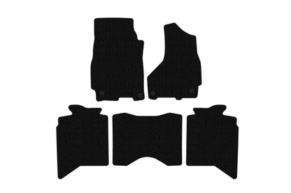 Rubber floor mats Carsuit (2013+, 5-seater, black) for Dodge RAM (DS/DJ/D2) 2009–2024 - image 1