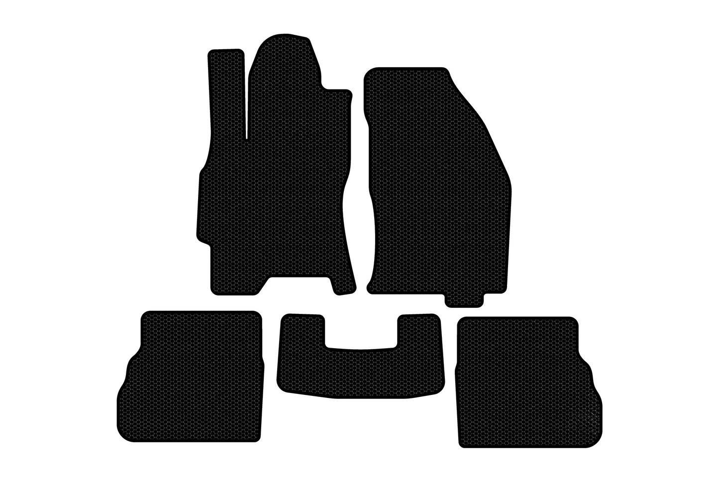 Rubber Floor Mats Carsuit (SD, Black) for Ford Mondeo 1996-2001 - image 1