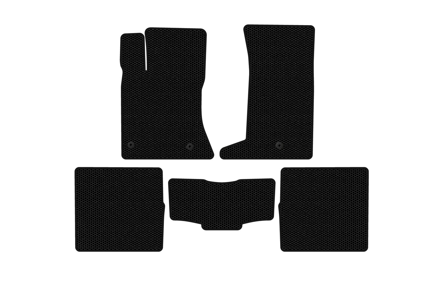 Rubber Floor Mats Carsuit (black) for Cadillac SRX 2004-2009 - image 1