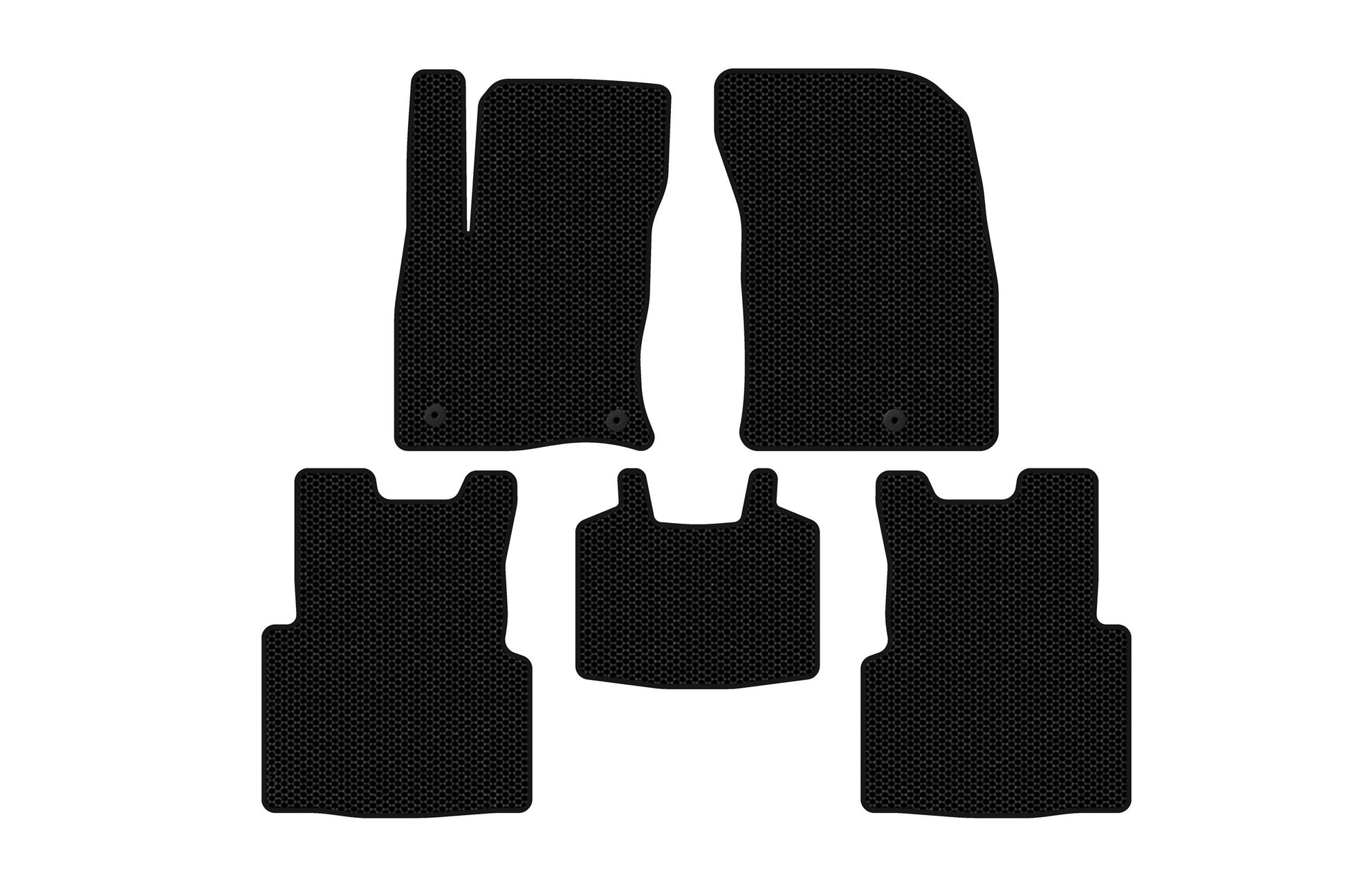 Rubber Floor Mats Carsuit (For Escape, Black) for Ford Kuga/Escape 2019- - image 1