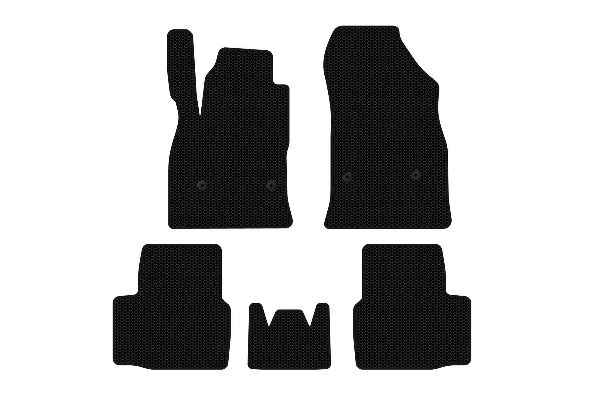 Rubber Floor Mats Carsuit (SD, Black) for Chevrolet Cruze 2016-2019 - image 1