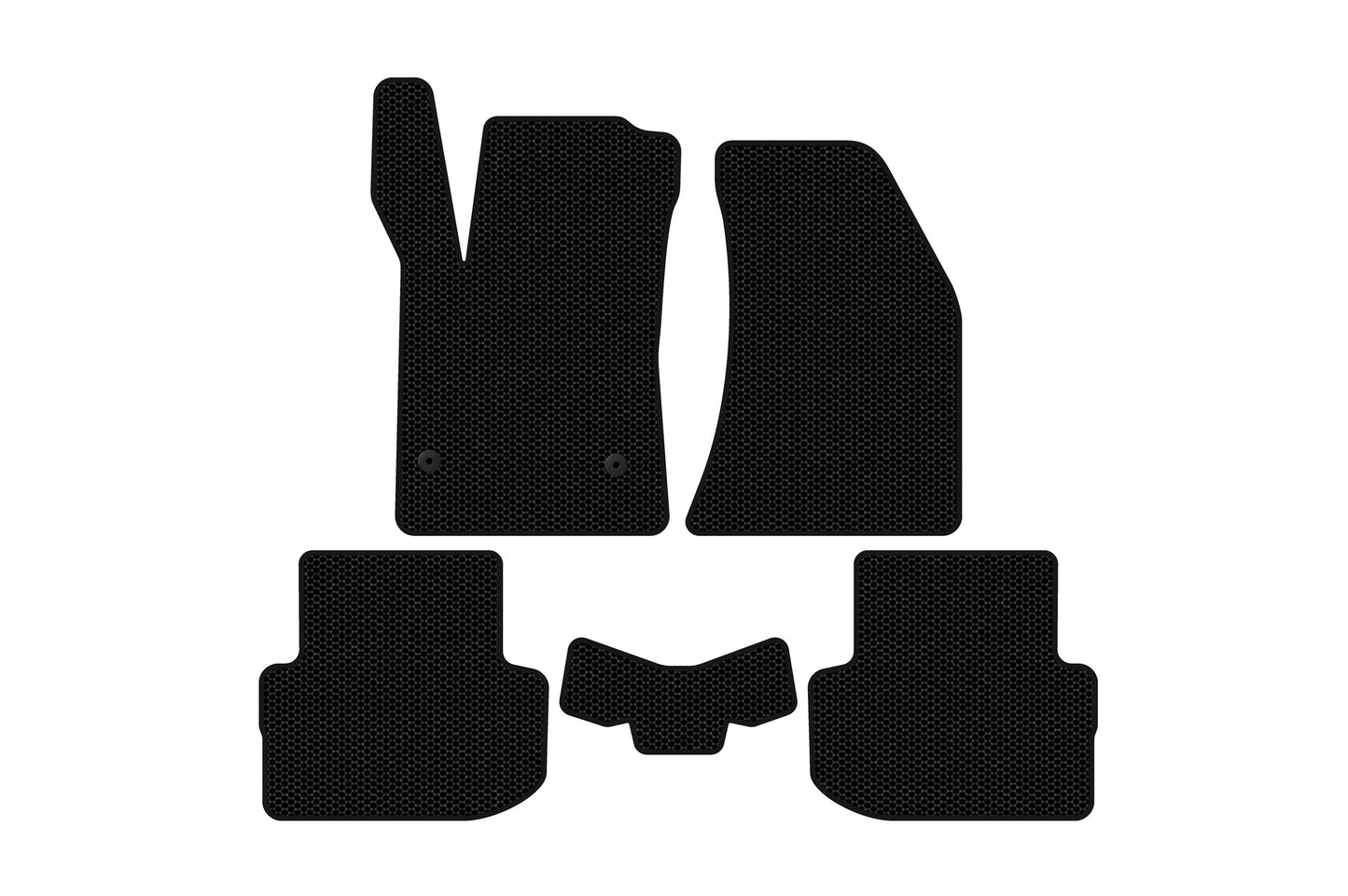 Rubber Floor Mats Carsuit (Black) for FAW B30 2015-2020 - image 1