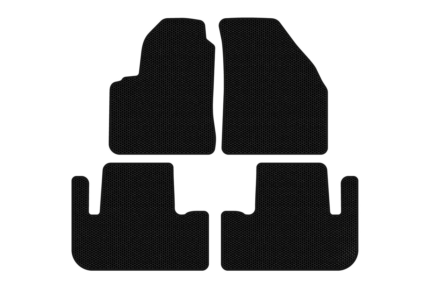 Rubber Floor Mats Carsuit (Black) for Chevrolet Tacuma/Rezzo 2000-2008 - image 1