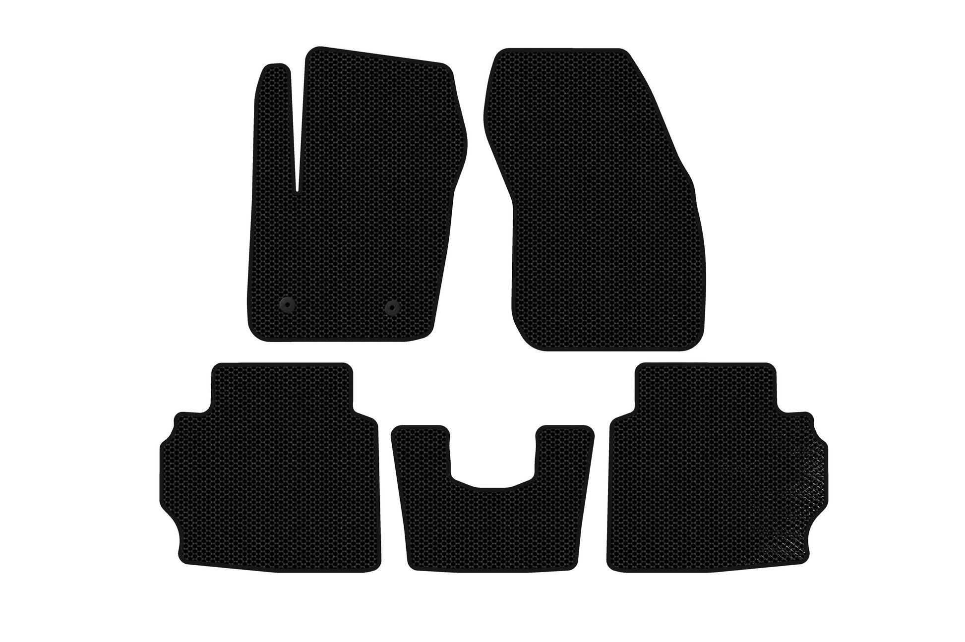 Rubber floor mats Carsuit (LB, black) for Ford Mondeo 2014-2022 - image 1