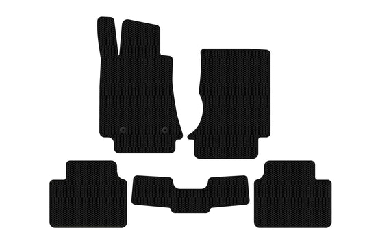 Rubber Floor Mats Carsuit (Black) for Alfa Romeo Giulia 2016-2022 - image 1