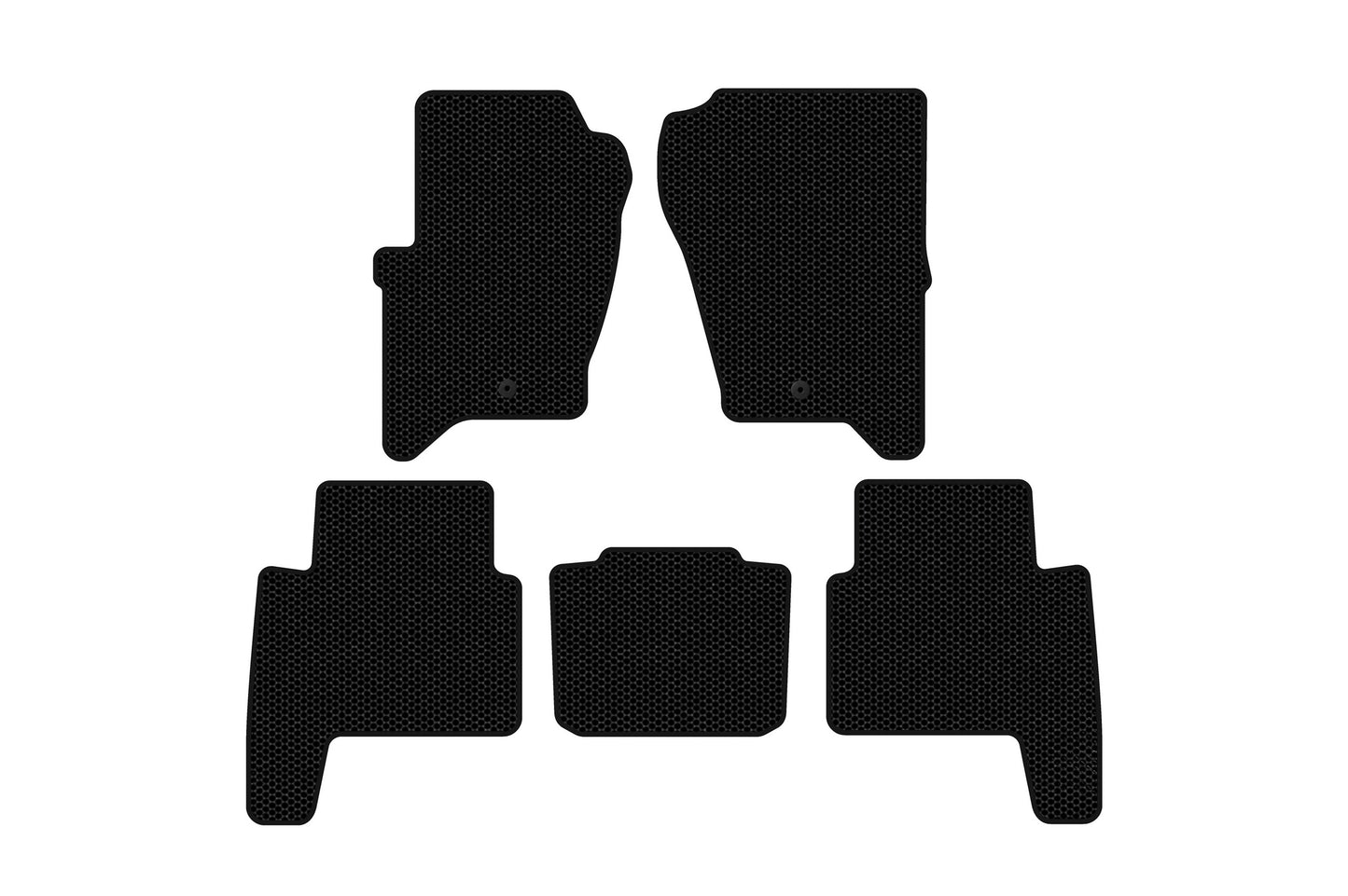 Rubber floor mats Carsuit (2005-2009, black) for Range Rover Sport 2005-2013 - image 1
