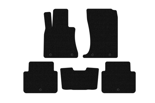 Rubber Floor Mats Carsuit (SD, Black) for Hyundai Genesis DH 2013-2016 - image 1