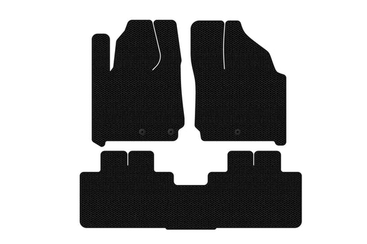 Rubber Floor Mats Carsuit (black) for Cadillac SRX 2010-2016 - image 1