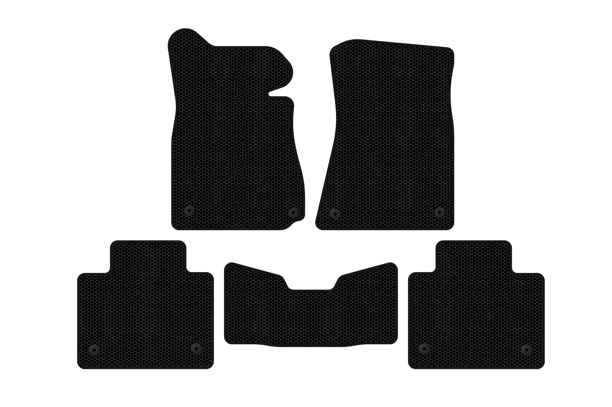 Rubber floor mats Carsuit (2011-2015, SD, 2WD, black) for Lexus GS 2011-2020 - image 1