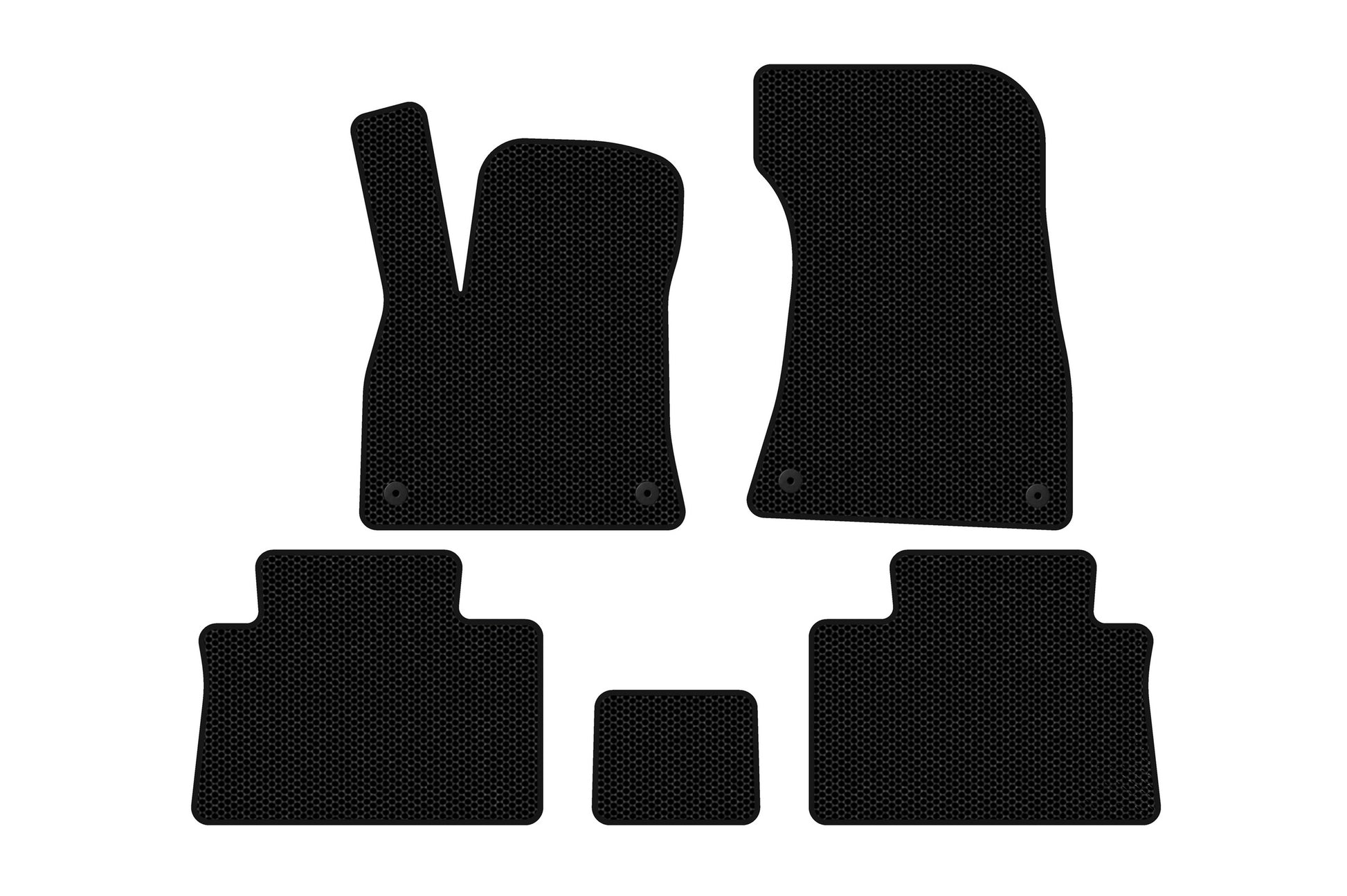 Rubber Floor Mats Carsuit (Sportback, Black) for Audi e-Tron 2018-2022 - image 1