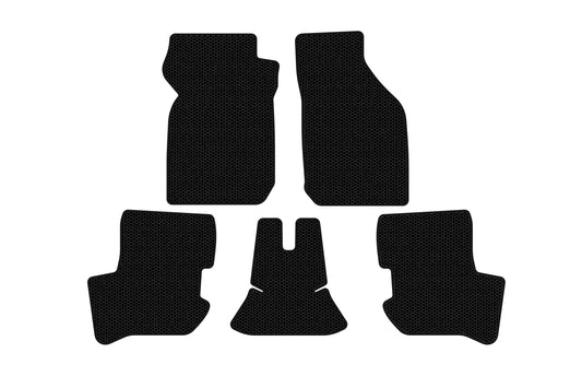 Rubber Floor Mats Carsuit (HB, Black) for Ford Ka 1996-2008 - image 1