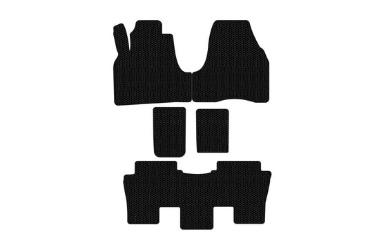Rubber Floor Mats Carsuit (Black) for Citroen C-8 2002-2014 - image 1