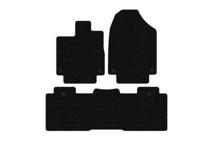 Rubber floor mats Carsuit (2 rows, black) for Honda Odyssey 2017– - image 1