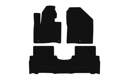 Rubber floor mats Carsuit (2014-2018, 5-seater, black) for Kia Sorento III UM 2014-2020 - image 1