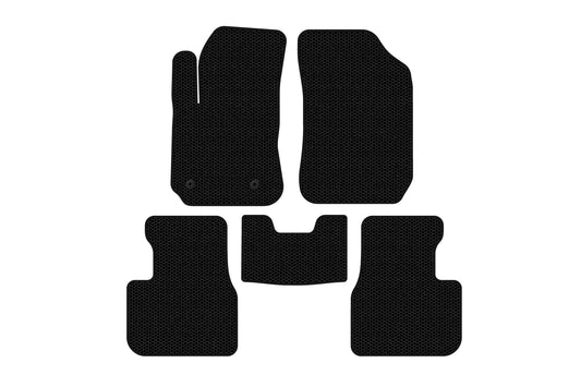 Rubber Floor Mats Carsuit (Black) for Citroen Cactus 2014-2020 - image 1