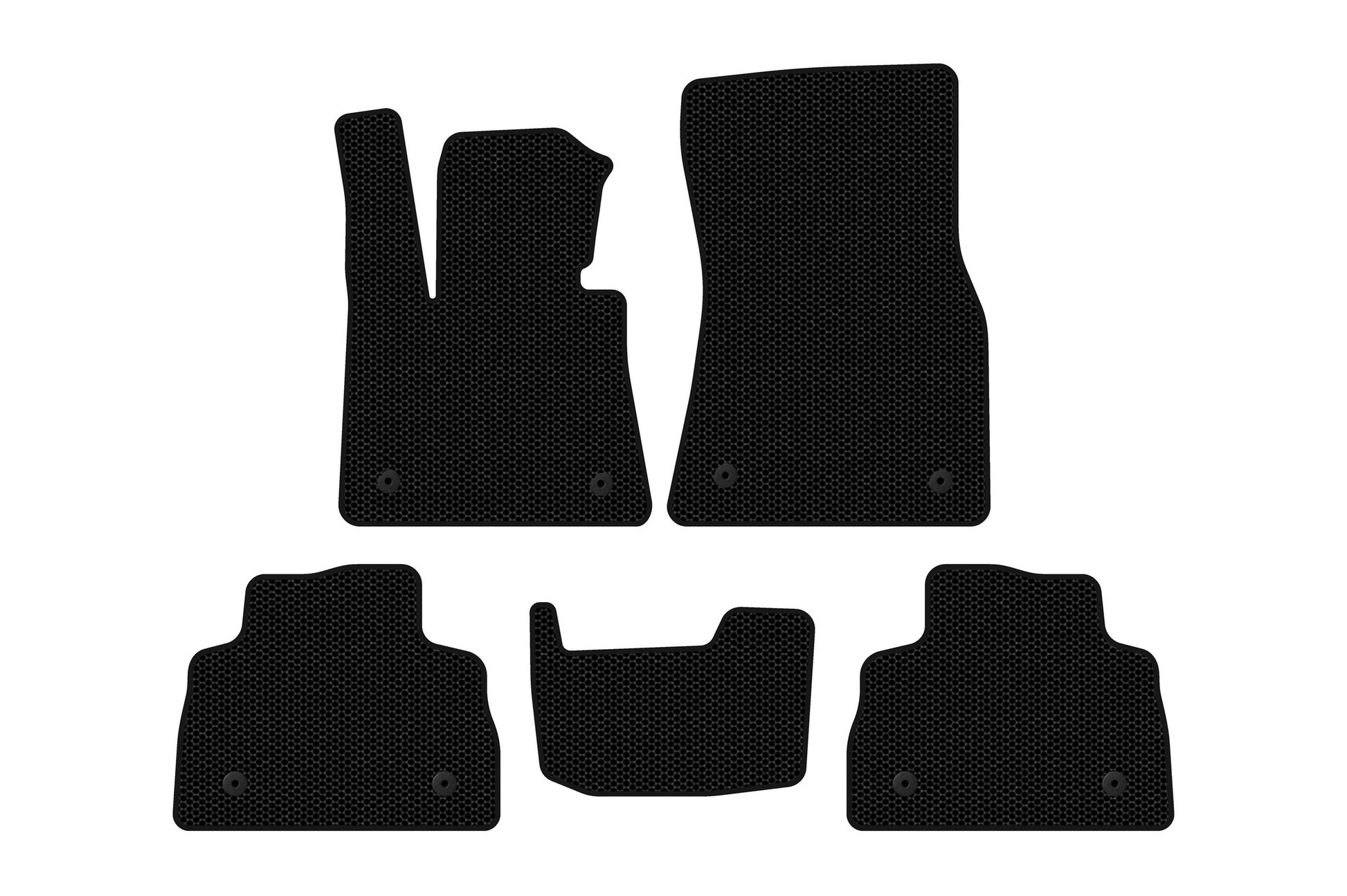 Rubber Floor Mats Carsuit (Black) for BMW X6 G06 2019–2027 - image 1