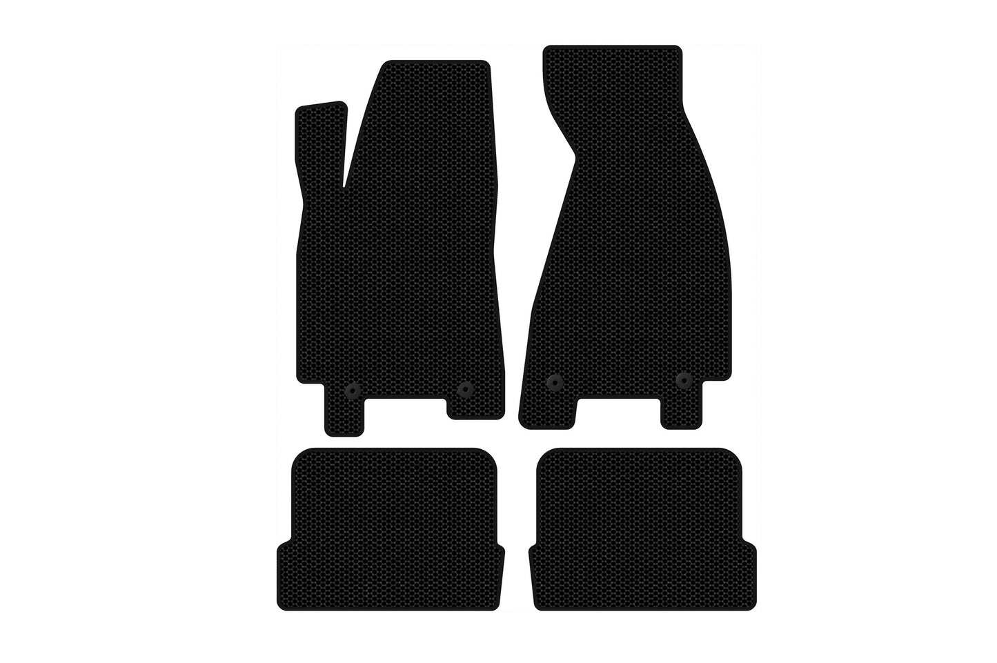 Rubber Floor Mats Carsuit (1991-1996, Coupe, Black) for Audi 80/90 1987-1996 - image 1