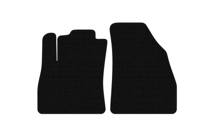 Front Rubber Floor Mats Carsuit (Black) for Fiat Fiorino/Qubo 2008-2024 - image 1