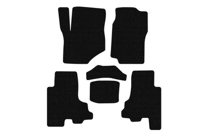 Rubber Floor Mats Carsuit (Black) for Chevrolet Trailblazer 2002-2012 - image 1