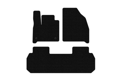 Rubber floor mats Carsuit (2 rows, black) for Chevrolet Traverse 2017- - image 1