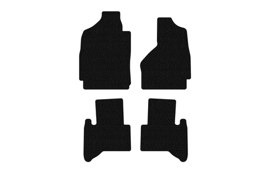 Rubber floor mats Carsuit (2002-2009, black) for Dodge RAM (DR/DH/D1/DC/DM) 2002–2009 - image 1