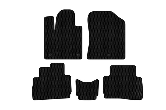 Rubber floor mats Carsuit (2020-2023, black) for Hyundai Santa Fe 4 2018-2023 - image 1