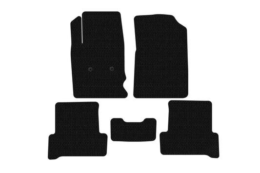 Rubber Floor Mats Carsuit (Black) for Chevrolet Colorado 2012–2022 2012-2022 - image 1