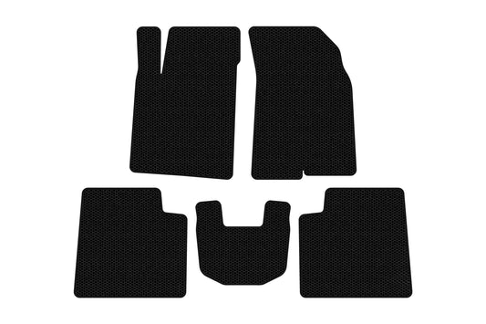 Rubber Floor Mats Carsuit (Black) for Kia Opirus 2003-2010 - image 1
