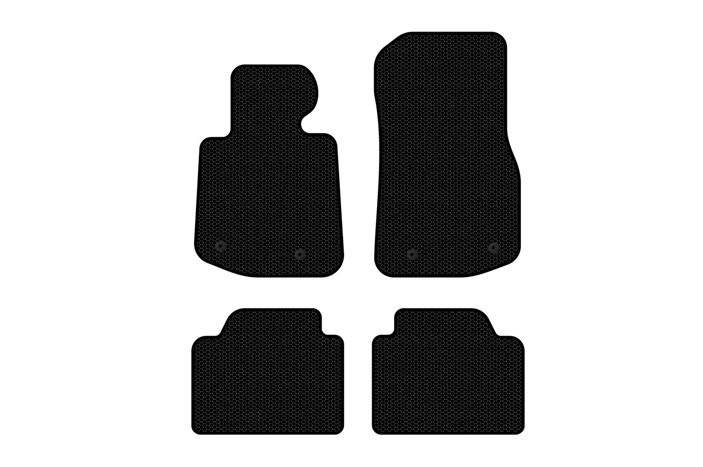 Rubber Floor Mats Carsuit V2 (Black) for BMW 4 Series F32/F33/F36 2012-2020 - image 1