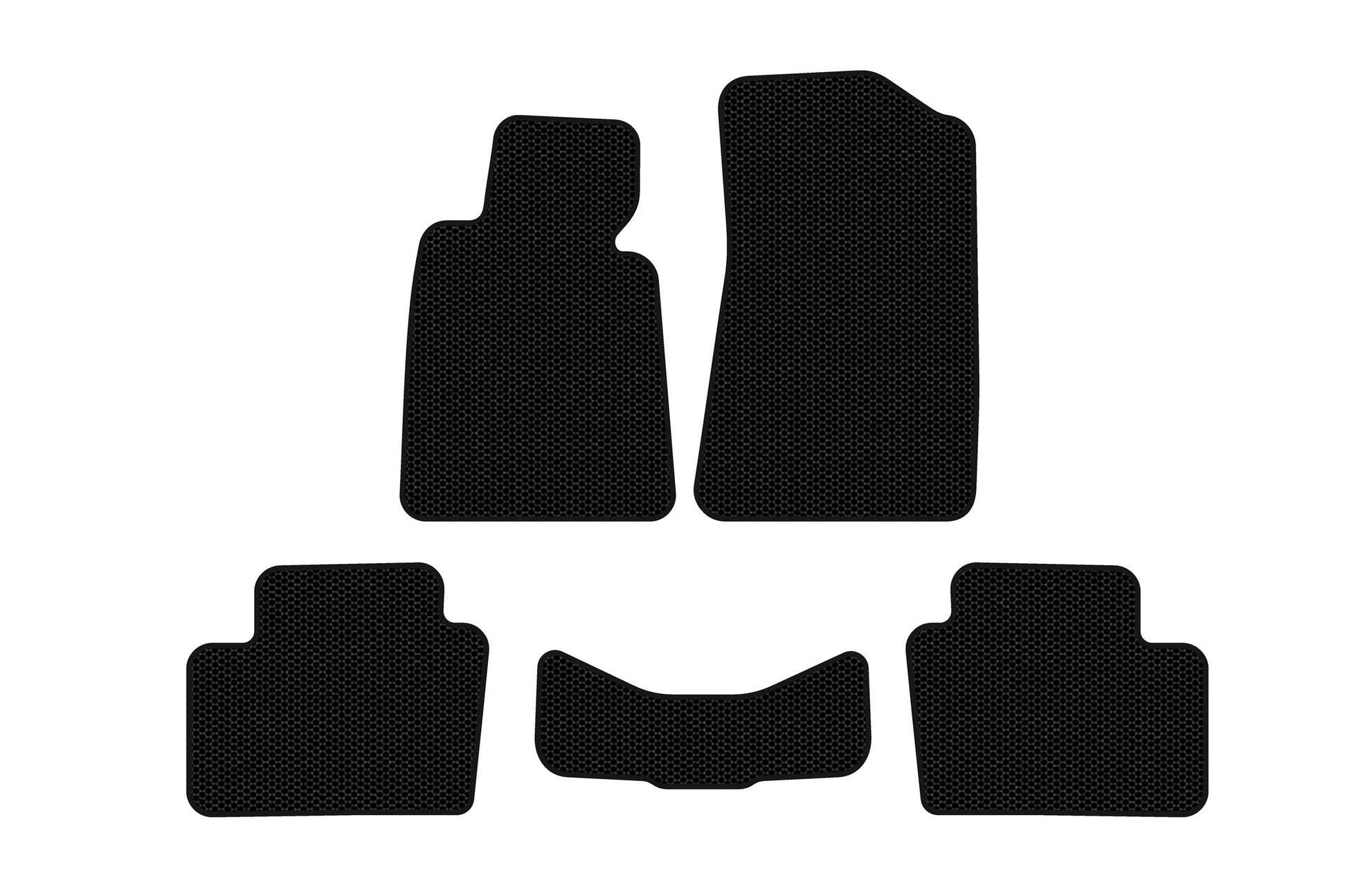 Rubber Floor Mats Carsuit (Black) for BMW 3 Series E30 1982-1994 - image 1