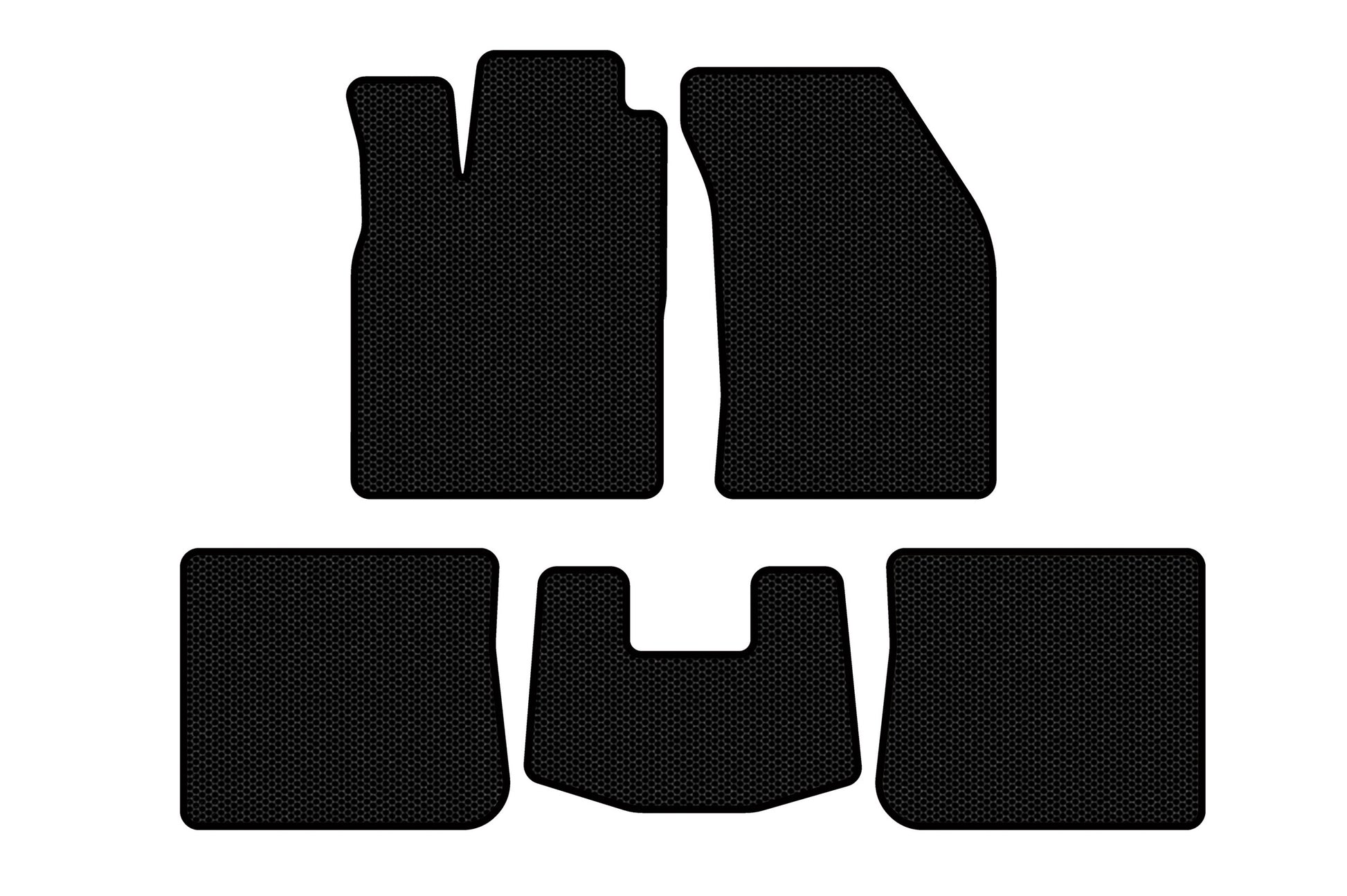 Rubber Floor Mats Carsuit (SD, Black) for Chery Elara/Alia/Fora/A5 2006- - image 1