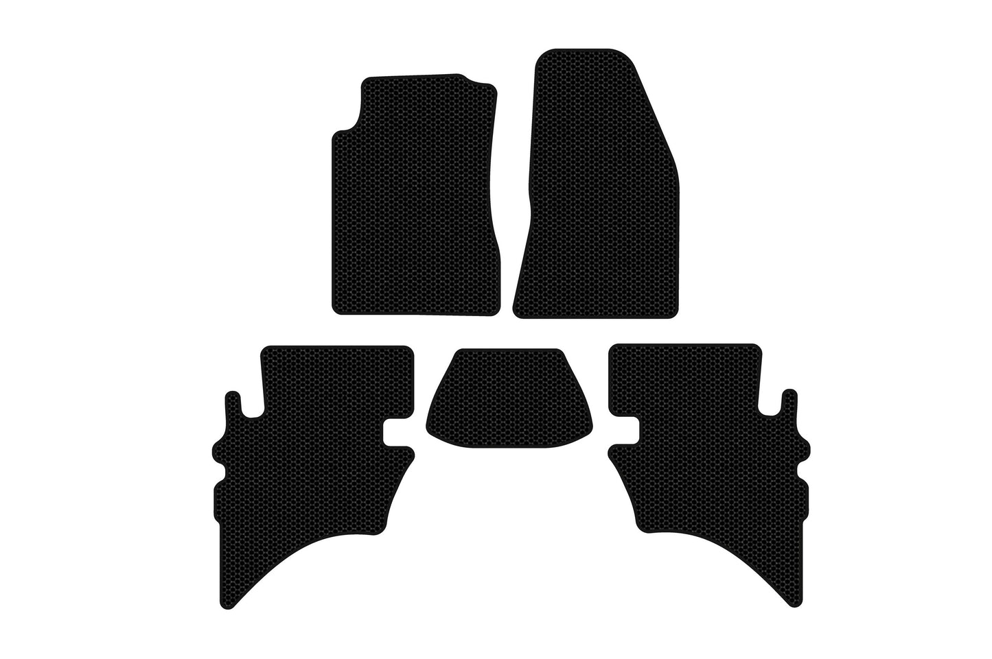 Rubber Floor Mats Carsuit (Black) for Ford Ranger 2002-2006 - image 1