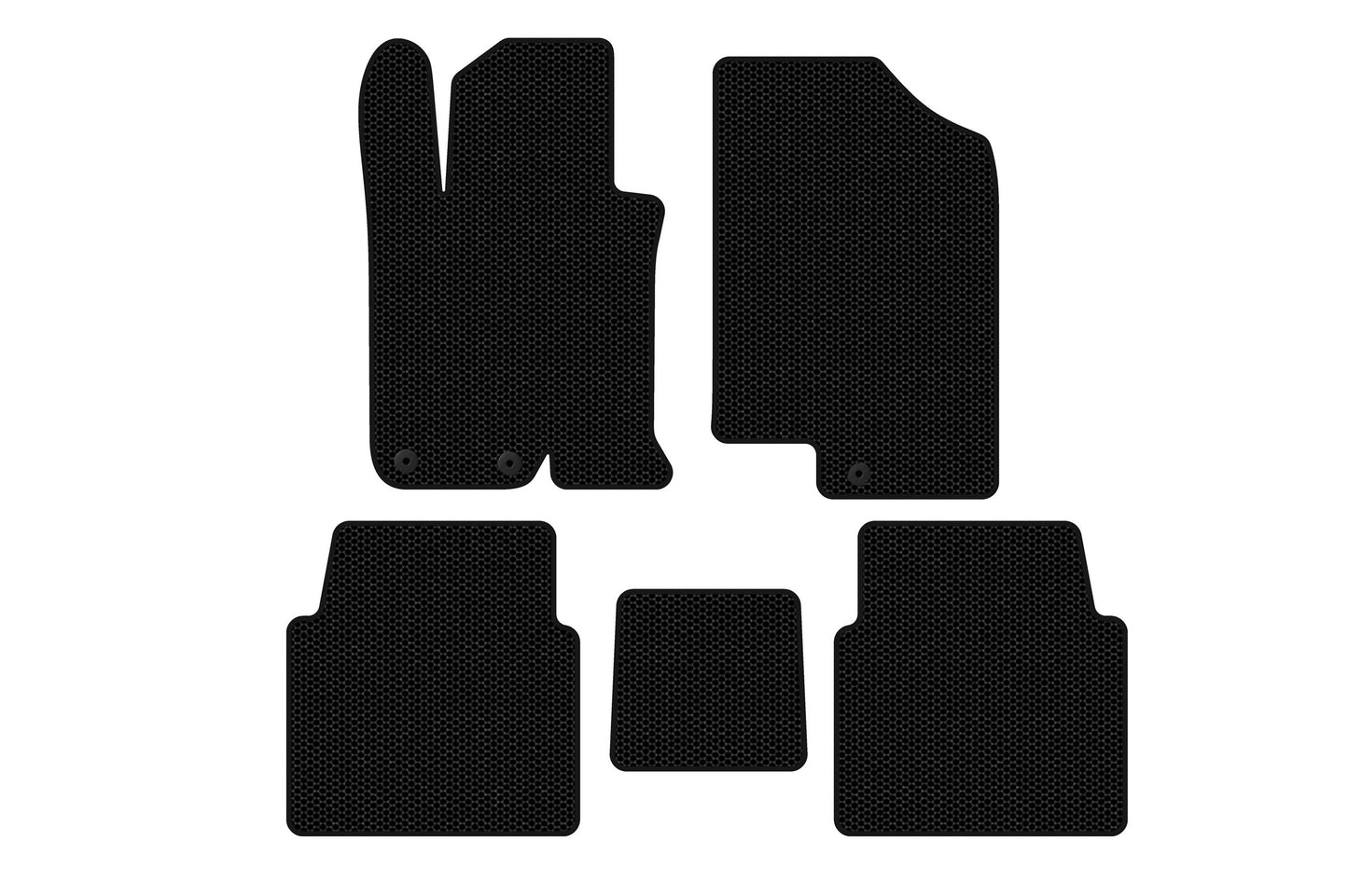 Rubber Floor Mats Carsuit V-1 (SD, black) for Kia Optima 2010-2016 - image 1
