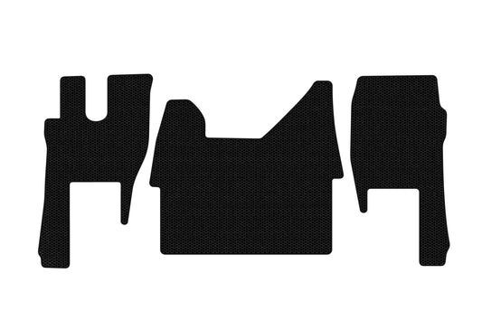 Rubber Floor Mats Carsuit (Black) for Ford F-MAX 2018-2023 - image 1