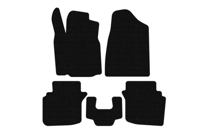 Rubber floor mats Carsuit (2004-2006, black) for Chrysler Sebring II 2001-2006 - image 1