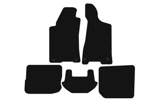 Carsuit rubber floor mats (1991-1996, Sedan, black) for Audi 80/90 1987-1996 - image 1