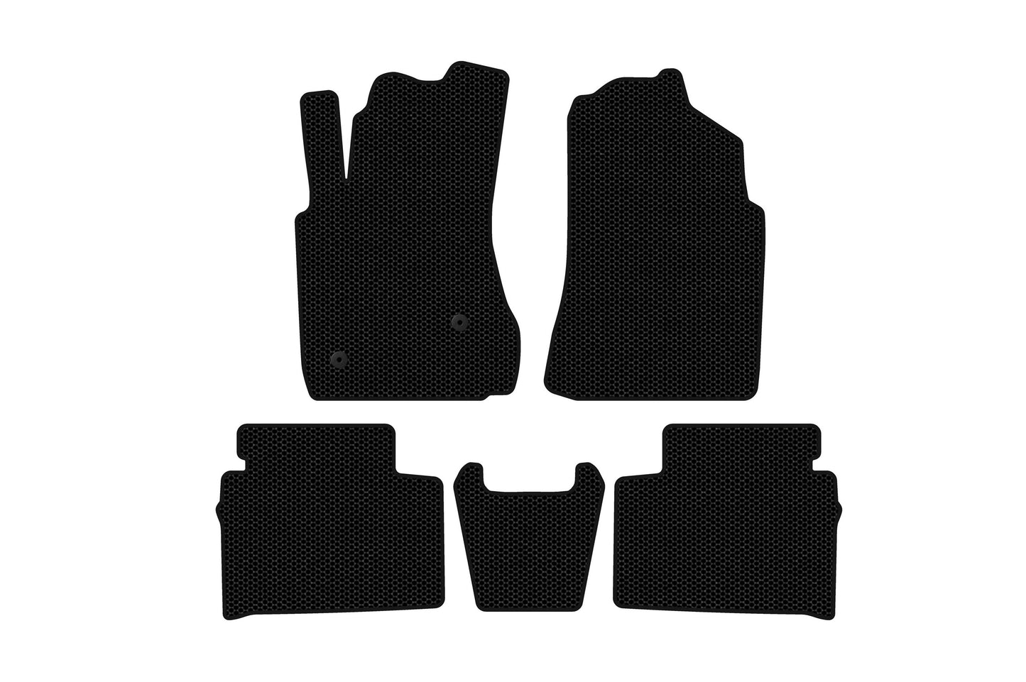 Rubber Floor Mats Carsuit (Black) for FAW Besturn X80 2013-2020 - image 1