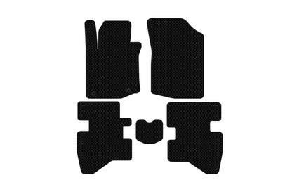 Rubber Floor Mats Carsuit (HB, Black) for Citroen C-1 2005-2014 - image 1