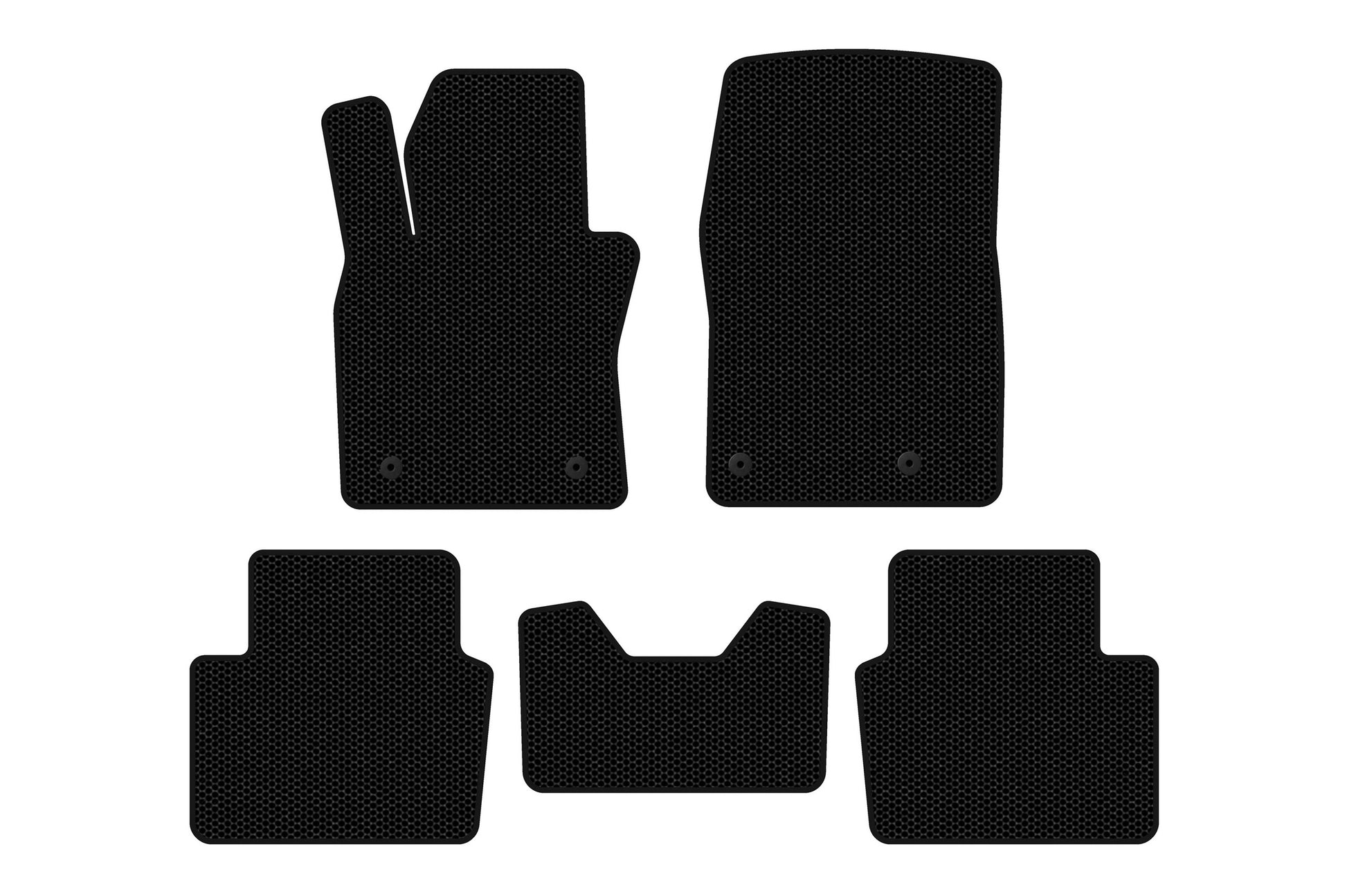 Rubber Floor Mats Carsuit (HB, Black) for Mazda 3 2019- - image 1