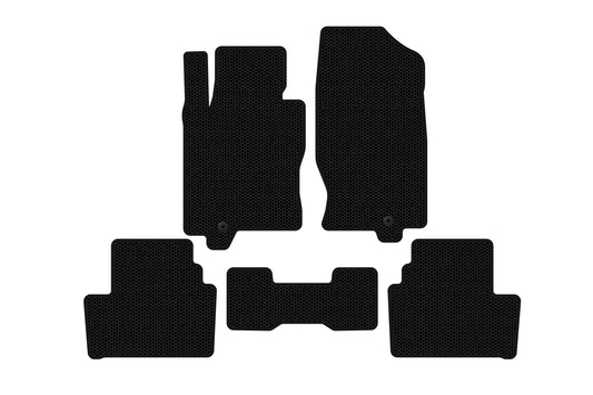 Rubber Floor Mats Carsuit (G35 S, Coupe, Black) for Infiniti G25/G35/37 (V36/CV36) 2006-2015 - image 1