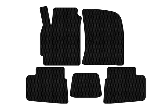 Rubber Floor Mats Carsuit (Black) for Chevrolet Evanda 2000-2006 - image 1