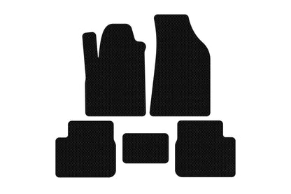 Rubber Floor Mats Carsuit (Black) for Fiat Bravo 2008-2016 - image 1