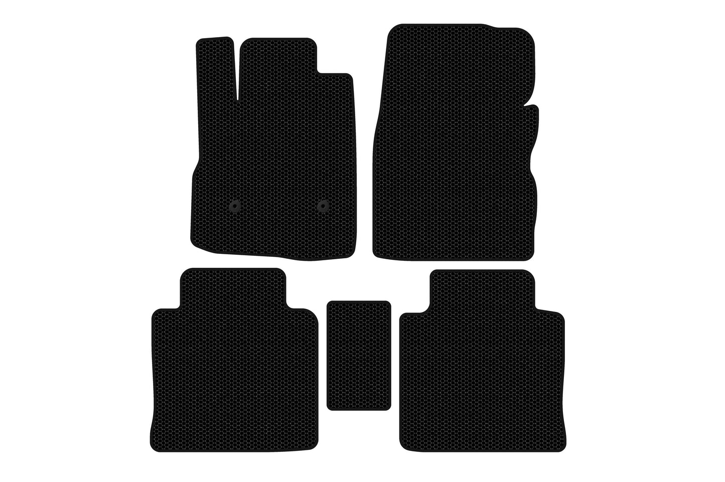 Rubber floor mats Carsuit (2009-2015, black) for Chevrolet Equinox 2009-2016 - image 1