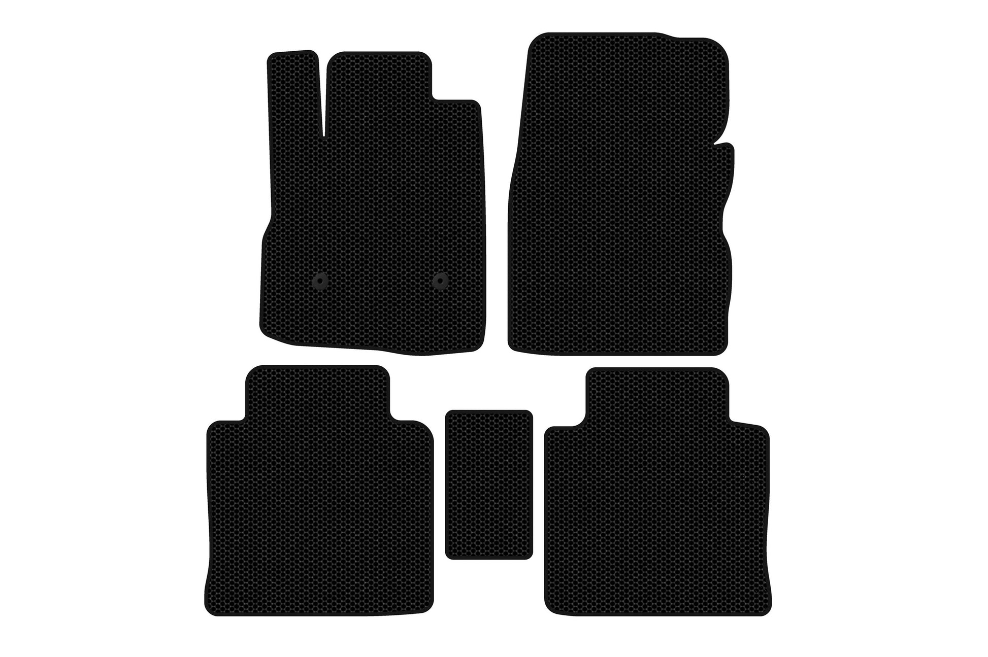 Rubber floor mats Carsuit (2009-2015, black) for Chevrolet Equinox 2009-2016 - image 1