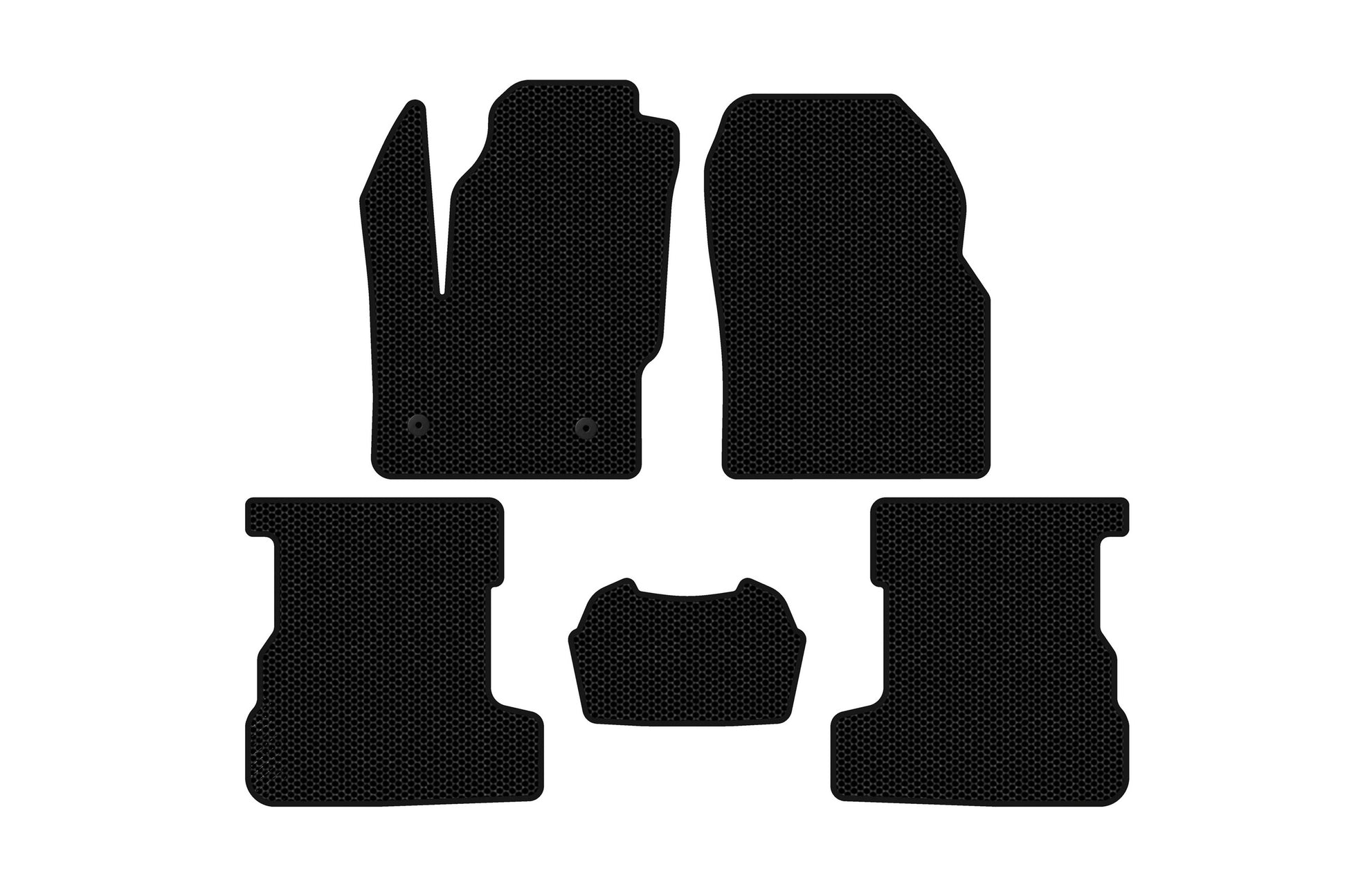 Rubber Floor Mats Carsuit (Black) for Lincoln MKC 2015- - image 1