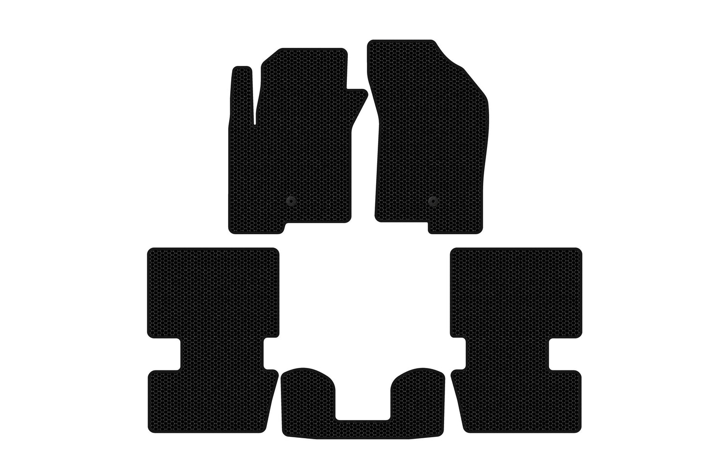 Rubber Floor Mats Carsuit (HB, Black) for Dodge Caliber 2006-2011 - image 1