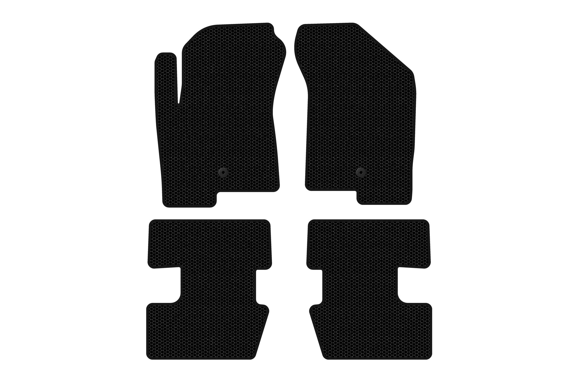 Rubber floor mats Carsuit (2011-2016, black) for Jeep Compass 2006-2016 - image 1